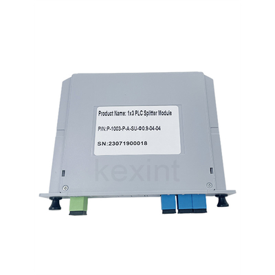 1x3 SC UPC LGX Single Mode Optical PLC Splitter Low Insertion Loss Small Size Card Type