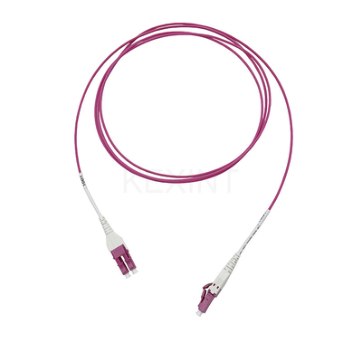 KEXINT Optical Fiber Patch Cord Multimode OM4 LC-LC Duplex Uniboot LSZH 2.0mm 2 Meter