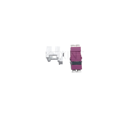 KEXINT Fiber Optical Adapter LC Duplex Multimode OM4 Fiber Optic Keystone Coupler