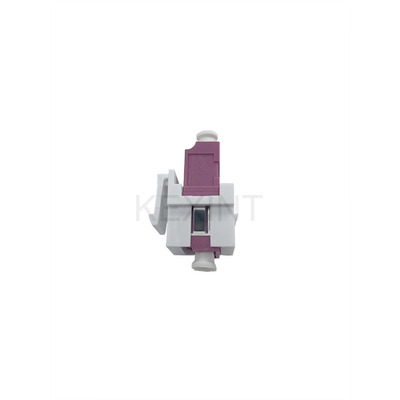 KEXINT Fiber Optical Adapter LC Duplex Multimode OM4 Fiber Optic Keystone Coupler