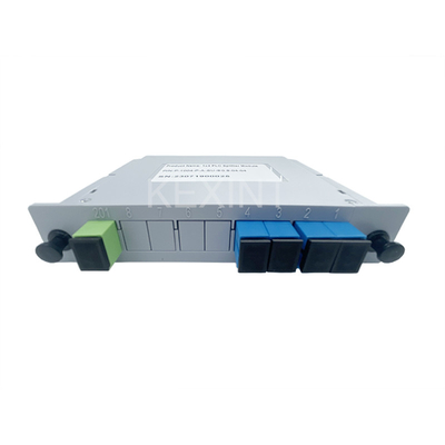 KEXINT FTTH LGX Card Type PLC Optical Splitters 1x4 SC UPC G657A1 Fiber Optic PLC Splitter