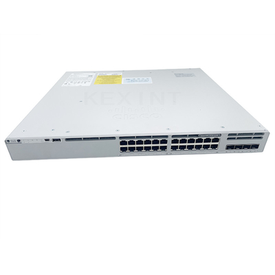 C9300L 24 Port POE 4x10G Network Switch C9300L-24P-4X-E For Security / IoT / Cloud