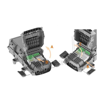 Modular Fiber Optic Distribution Box IP67 Waterproof Fiber Optic Splice Joint Box