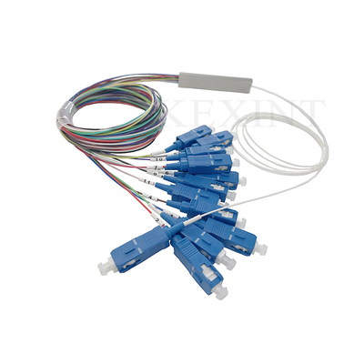 0.9mm Diameter 1x12 Splitter Fiber Optic 1m Length