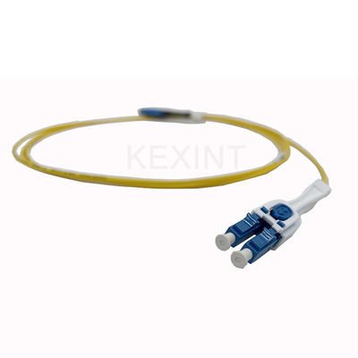 KEXINT 2M MDC UPC To LC UPC Uniboot Duplex OS2 Single Mode LSZH (OFNR) 2.0mm Fiber Optic Patch Cable