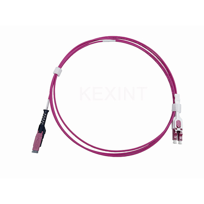 KEXINT 2M MDC UPC To LC UPC Uniboot Duplex Multimode OM4 LSZH (OFNR) 2.0mm Fiber Optic Patch Cable