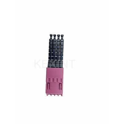 KEXINT ELiMENT MDC 4 Port Adapter Mmultimode Heather Violet With 4 Dust Plugs Match MDC Patch Cord