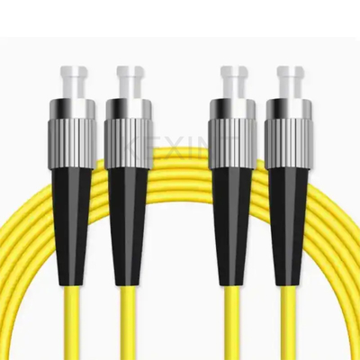 KEXINT FC/UPC-FC/UPC LSZH 3.0MM Single Mode G657A1 Duplex 3M Fiber Optic Patch Cord