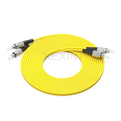 KEXINT FC/UPC-FC/UPC LSZH 3.0MM Single Mode G657A1 Duplex 3M Fiber Optic Patch Cord