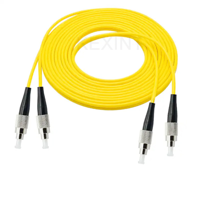 KEXINT FC/UPC-FC/UPC LSZH 3.0MM Single Mode G657A1 Duplex 3M Fiber Optic Patch Cord