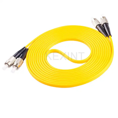 KEXINT FC/UPC-FC/UPC LSZH 3.0MM Single Mode G657A1 Duplex 3M Fiber Optic Patch Cord