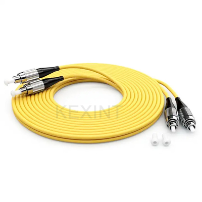 KEXINT FC/UPC-FC/UPC LSZH 3.0MM Single Mode G657A1 Duplex 3M Fiber Optic Patch Cord