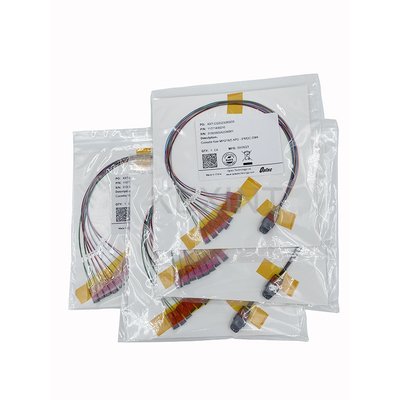 KEXINT MTP (MPO) Female APC To MDC 16 Fiber Breakout OM4 (50/125) Fiber Optic Patch Cord