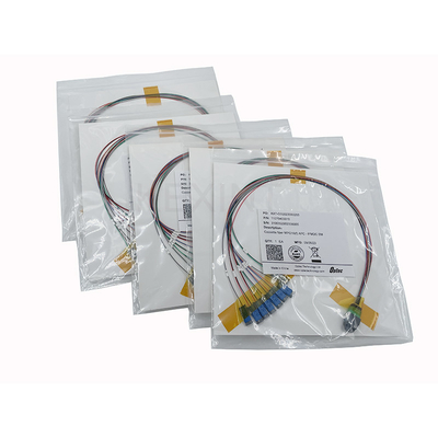 KEXINT MTP (MPO) Female APC To MDC 16 Fiber Breakout Single Mode (9/125) Fiber Optic Patch Cord