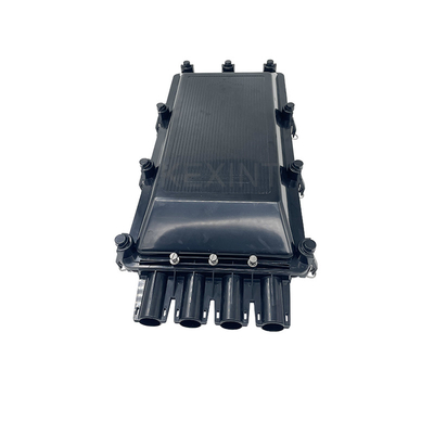 KEXINT FTTH Wall Mounting 2 In 2 Out IP68 Waterproof Fiber Optic Splice Closure