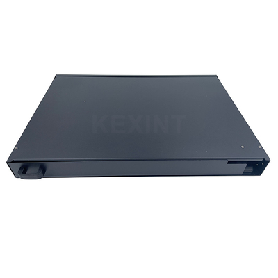 KEXINT 24 Ports 1 U Rack Optic Distribution Frame Fan Shaped Fiber Optic Patch Panel