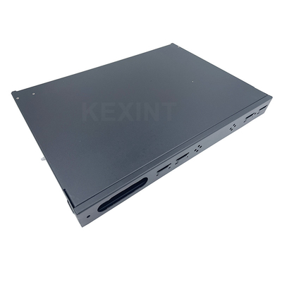 KEXINT 24 Ports 1 U Rack Optic Distribution Frame Fan Shaped Fiber Optic Patch Panel