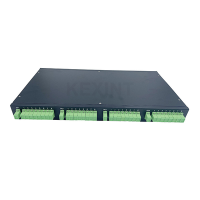 KEXINT 4 X 8 SC APC Fiber Optic PLC Splitter 1U ODF 19 Inch Rack Fiber Optic Patch Panel