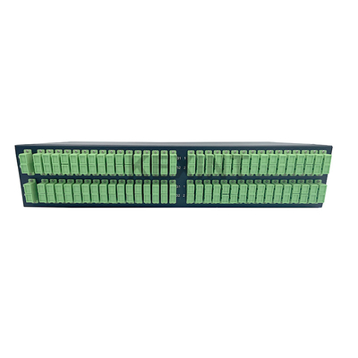 KEXINT 4 PCS 1X 32 SC APC Fiber Optic PLC Splitter 2U ODF 19 Inch Rack Fiber Optic Patch Panel