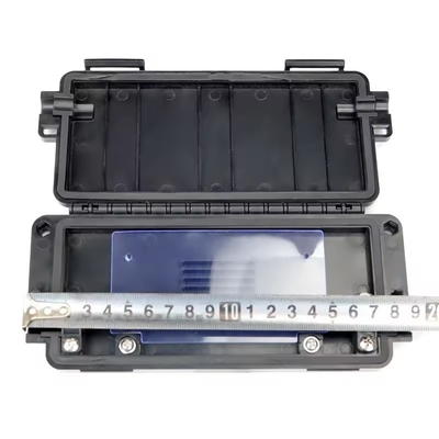 KEXINT 6 Core Mini Fiber Optic Enclosure 1 Import 1Out Port Fiber Splice Box With 6 Core Splice Tray