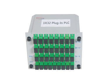 SC APC Fiber Optical Splitter 1×32 Single Mode Low PDL Compact Design