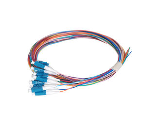 ODF Fiber Optical Patch Cord , 12 Colors Fiber Optic Pigtail Splicing 0.9mm