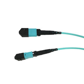 OM3 Fiber Optical Patch Cord MTP-MTP OM4 12 Cable Adapter 40G 300M
