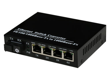 1000Mbps 4 Port Online SFP Fiber Optic Transceiver Module SX/LX Data Buffer 256K