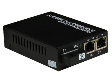 SM Type Fiber Optic SFP Module 1000M 2 Port Media Converter SC RJ45 Connector