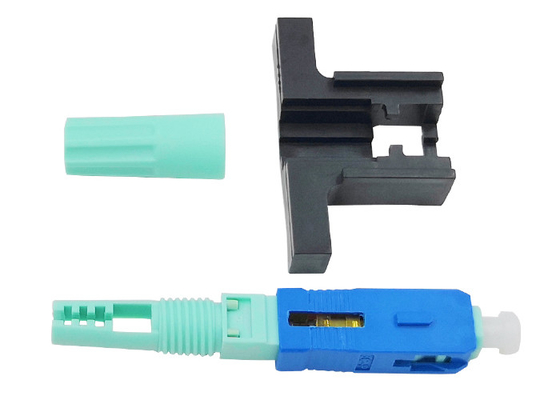 FTTH SC UPC Fiber Optic Quick Connector Single Mode SC/UPC Fast Connector 200 S Ceramic V Slot