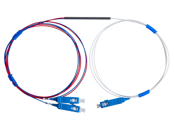 CATV Network Optical WDM FBT 10/90 1×2 Coupler Fused Tapered Splitter Bundles