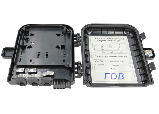 Outdoor 8 Core FTTH IP65 Optical Splitter Distribution Box