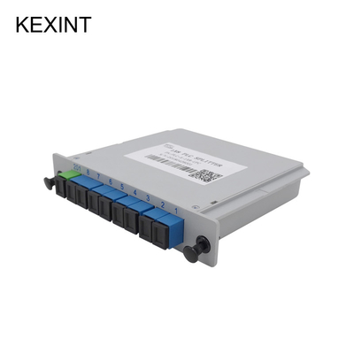 1*8  Fiber Optic PLC Splitter Fibre Separation Single Mode LGX SC/UPC Connector Box