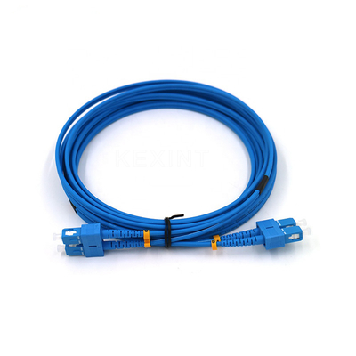 Double SC/UPC G657A1 9/125 SM 1-50M FTTH Fiber Optic Cord