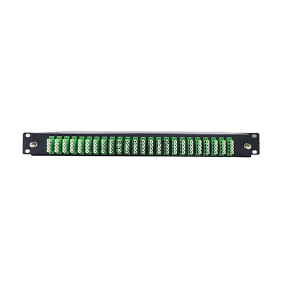 LC/APC FTTH 1U 19&quot; ODF 96 Port Patch Panel With Adapter