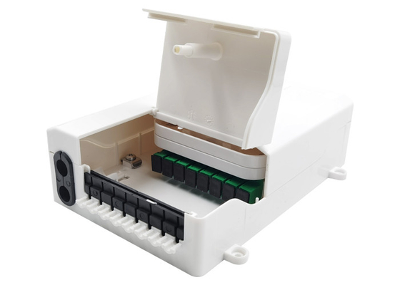 SGS 8 Cores FTTH Fiber Optic Desktop Box  LC APC Fiber Pigtail Adapter