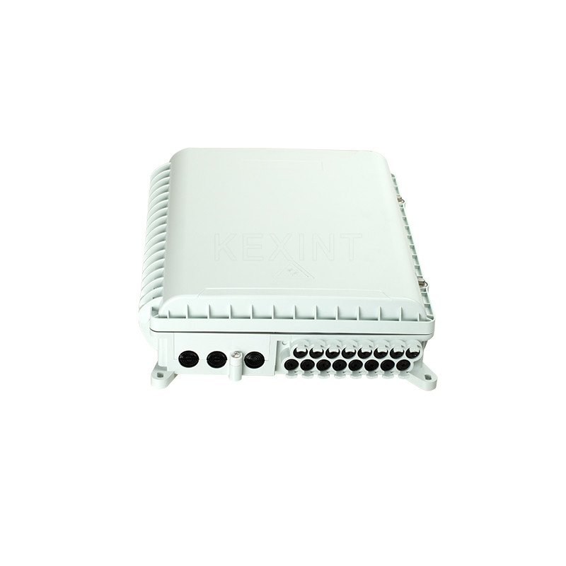 KEXINT FTTH Fiber Optic Distribution Box 16 24 Cores IP65 With PLC / Patch Cord Pigtail