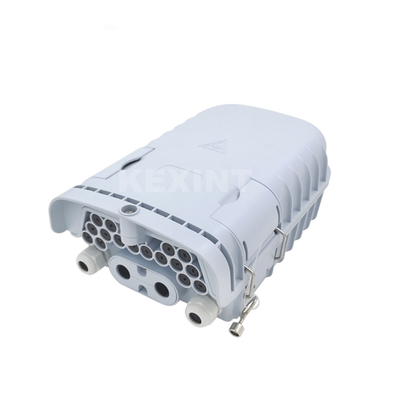KEXINT KXT-B-16G PLC Grey Fiber Optic Distribution Box 16 Ports Outdoor IP65 For FTTH