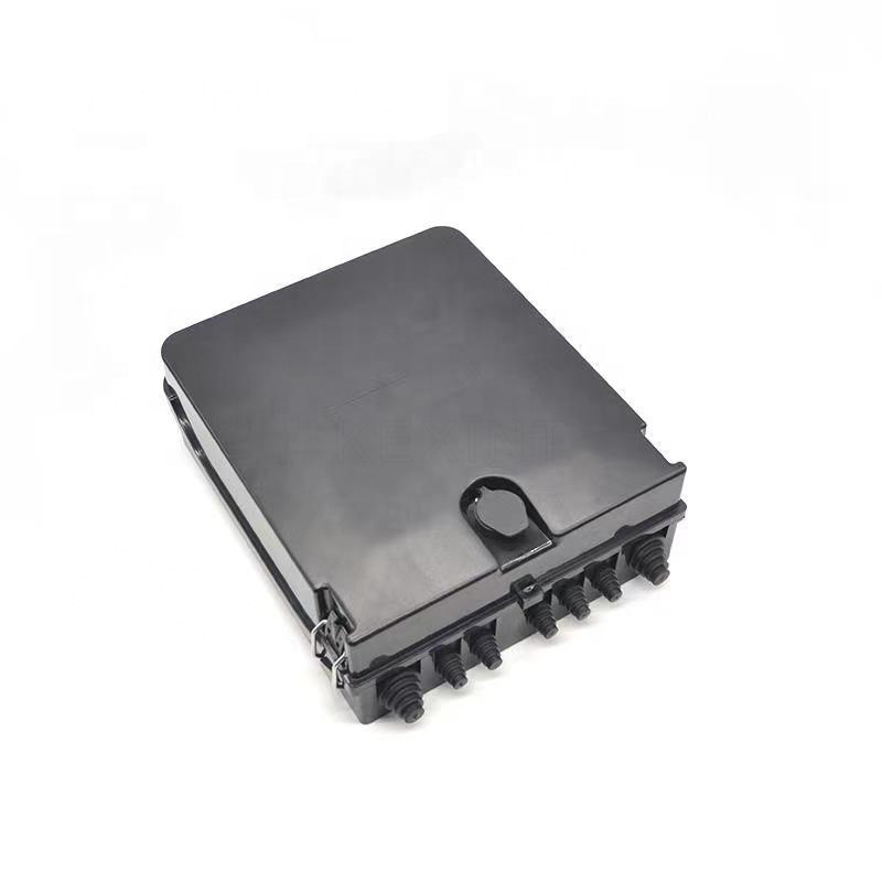 Custom Black Fiber Optic Distribution Box Outdoor Indoor 48 Core Cable
