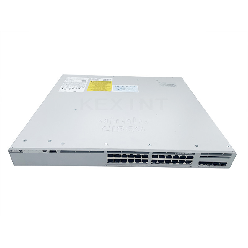 C9300L 24 Port POE 4x10G Network Switch C9300L-24P-4X-E For Security / IoT / Cloud