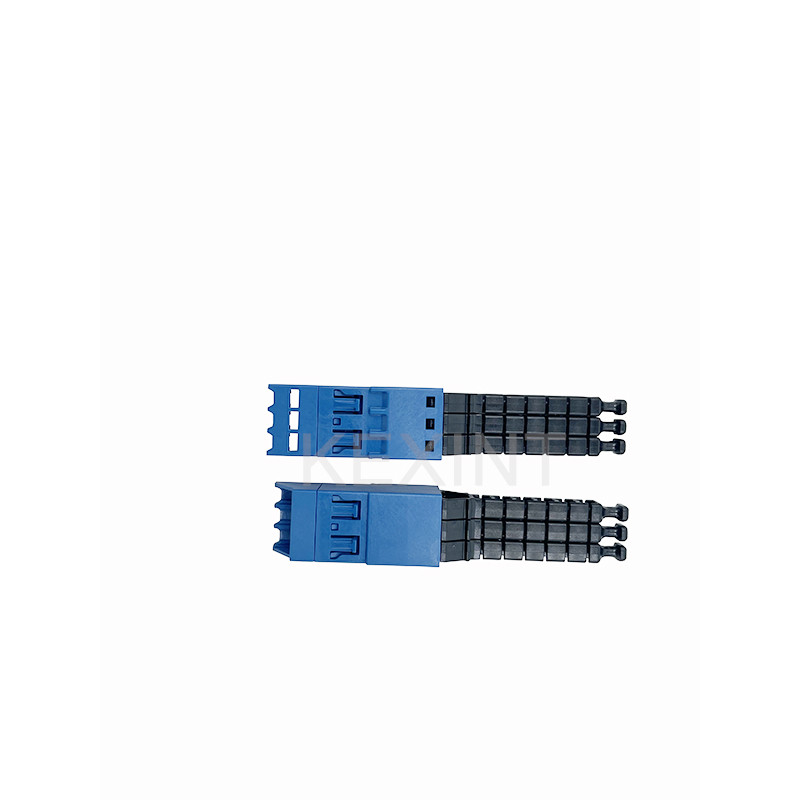 KEXINT ELiMENT MDC 3 Port Adapter Single Mode Blue With 3 Dust Plugs Match MDC Patch Cord