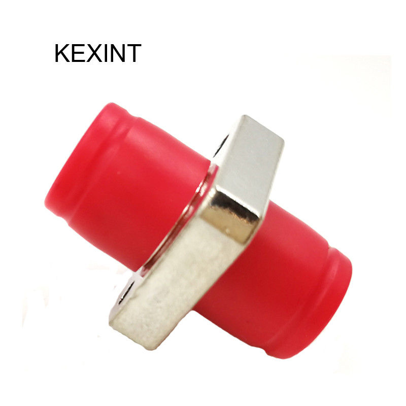 Red SC To LC Fiber Adapter Single Mode To Multimode High Stability Low Loss