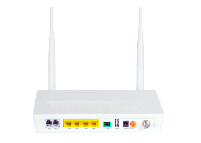 Ethernet 4 Gigabit GEPON ONU 1 USB  4GE 2POTS WIFI CATV Support IPv4 and IPv6 dual stack