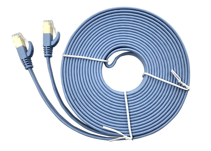 Flat network Cat6 UTP Copper Lan Cable RJ45 Jumper Cu Unshielded Jumper 30 FT